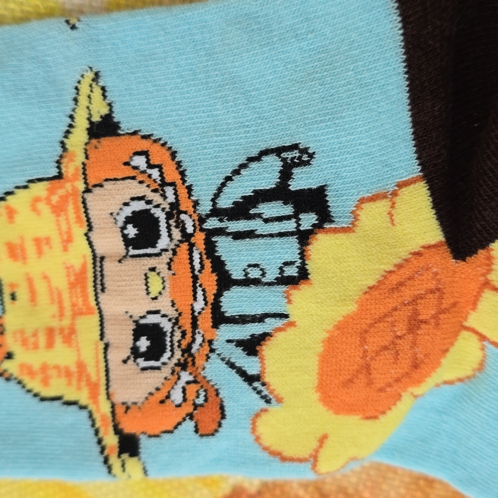 Labubu  Socks Sunflower Pattern Kids SM - MED - Picture 4 of 4